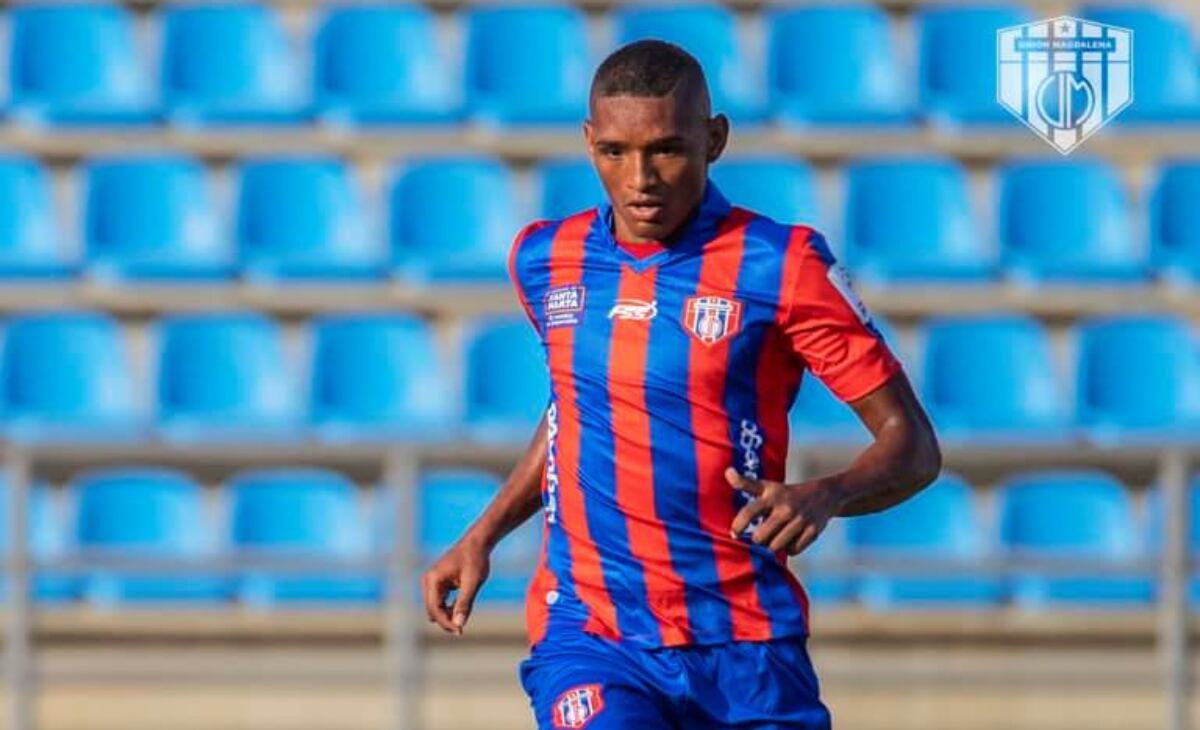 Jermein Peña jugador del Unión Magdalena.