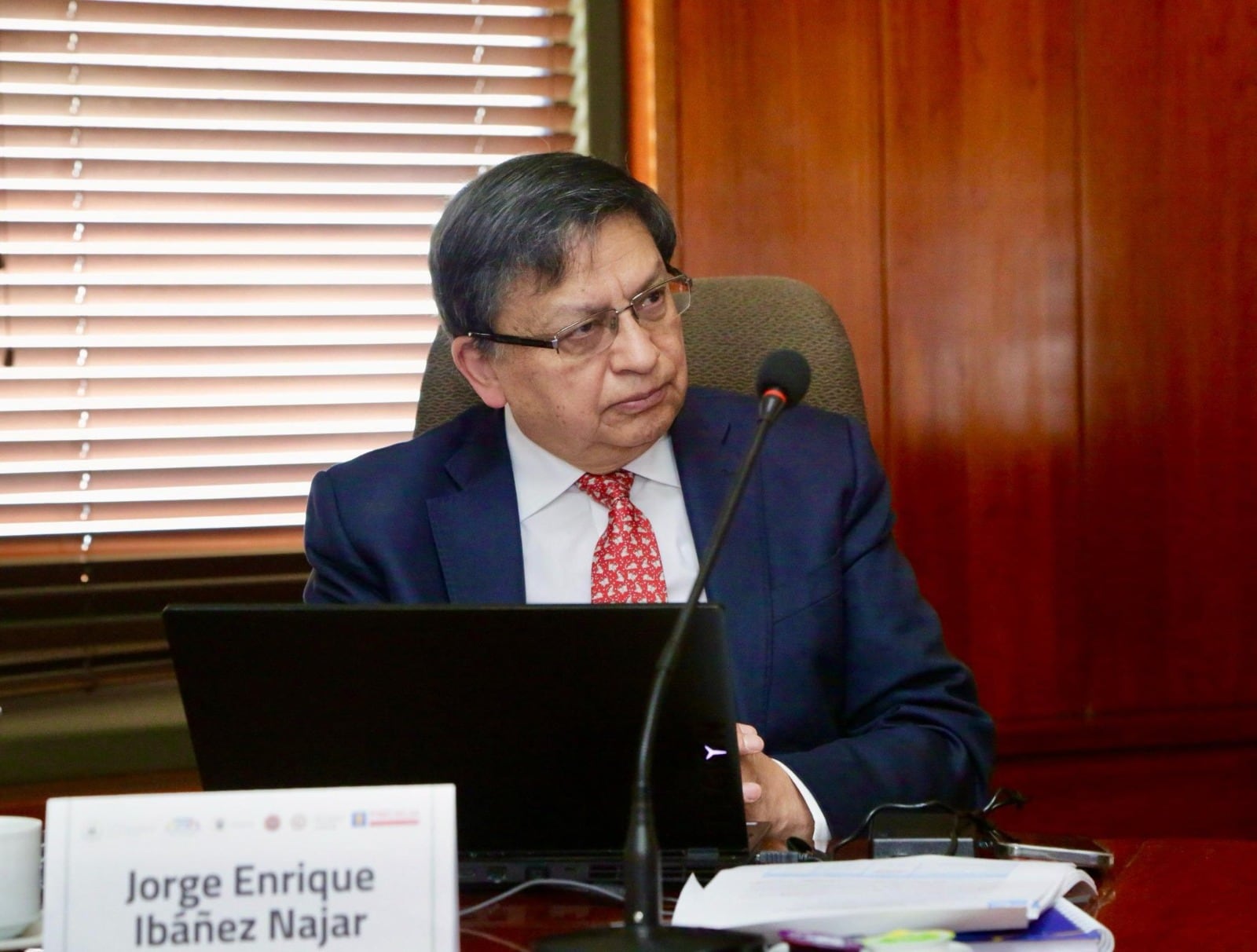 Magistrado Jorge Enrique Ibáñez, presidente de la Corte Constitucional.