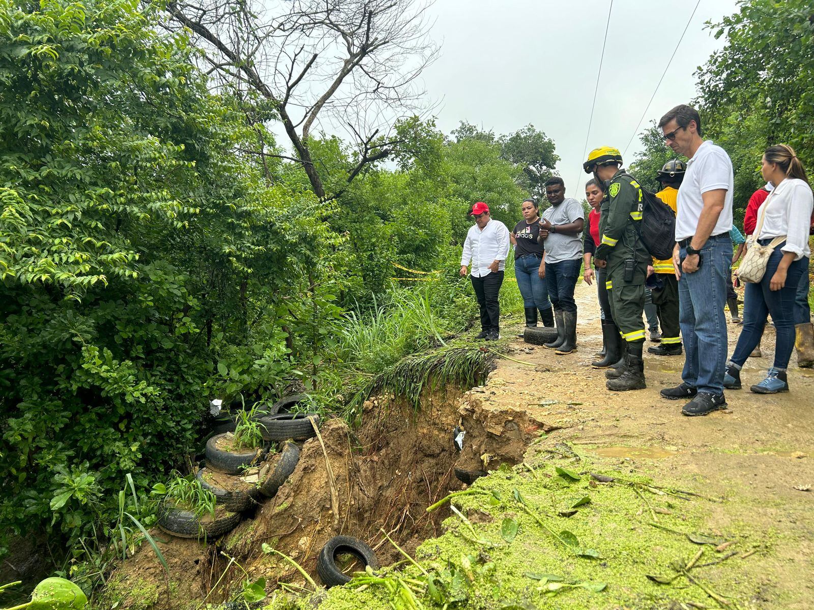 Organismos de socorro en Atlántico.