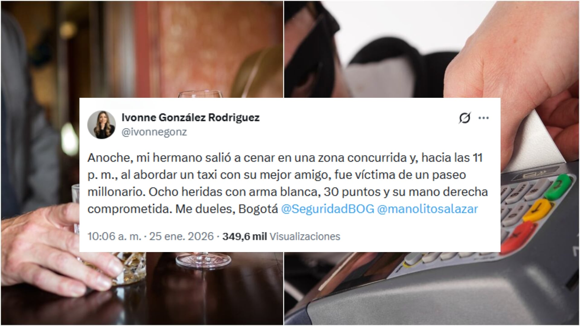 Nuevo caso de paseo millonario en Bogotá.