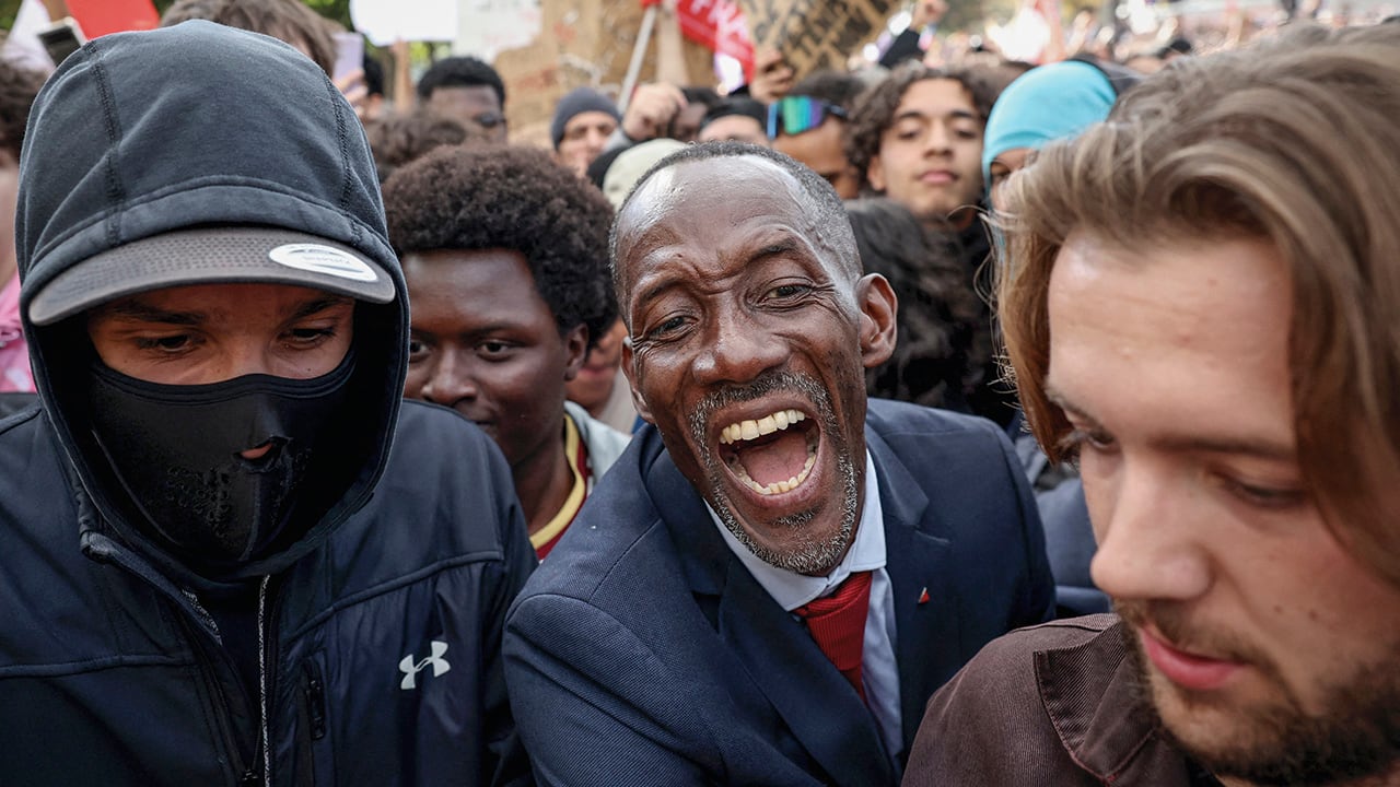 Protestas estudiantiles en Francia.