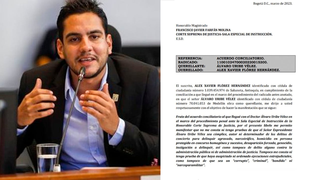 Alex Flórez / acto conciliatorio