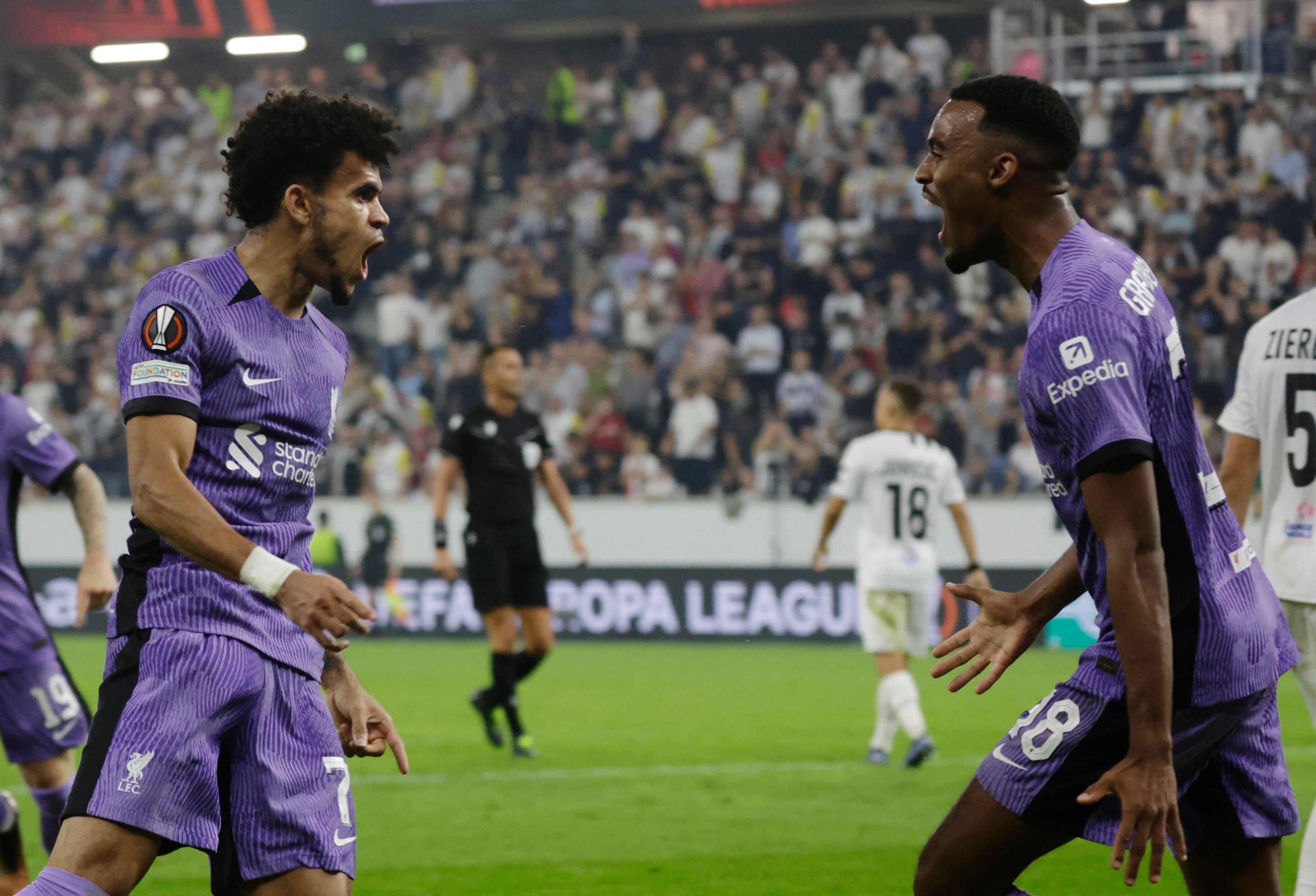 Luis Díaz hizo su primer gol europeo de la temporada.