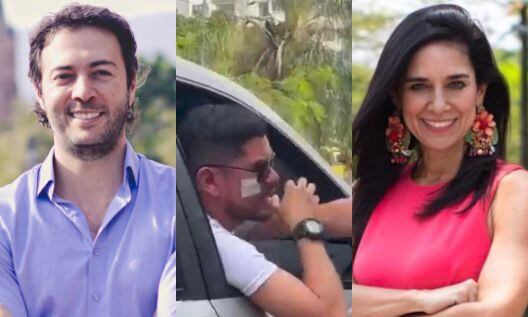 Daniel Quintero, alcalde de Medellín, denunció en su cuenta de Twitter que el caso de machismo que enfretó Catalina Ortíz, precandidata a la Alcaldía de Cali, habría sido un montaje. Foto: Cuentas instagram cataortizco, quinterocalle y fragmento video.