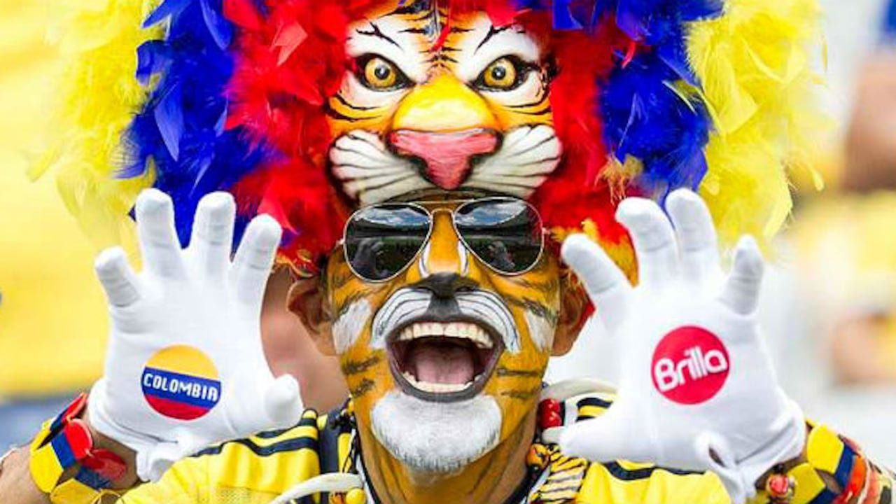 José Forero ha salido en todos los medios de Brasil con su difraz de tigre.