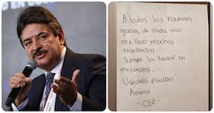 El senador Carlos Julio González y la carta que escribió la residente de medicina antes de fallecer.