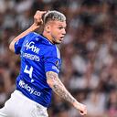 Juan Pablo Vargas con la camiseta de Millonarios