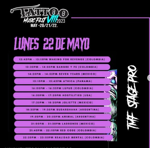 Tattoo Music Fest. Día 3.