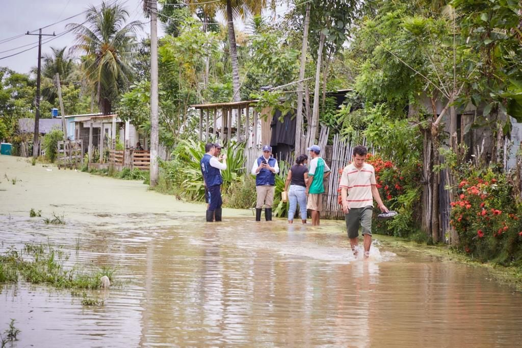 Así se encuentran varios municipios de Córdoba el número de afectados de la ola invernal supera las 30.000 personas.