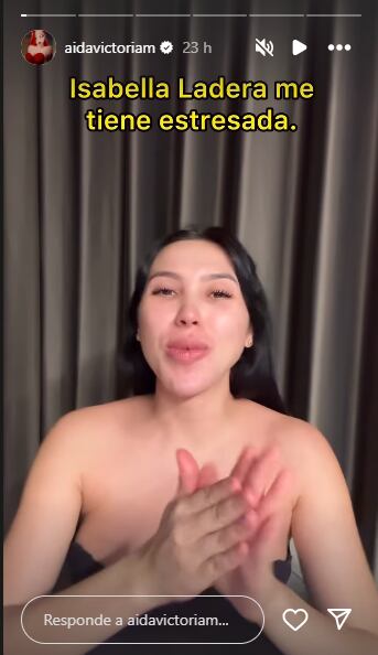 Aida Victoria Merlano se pronunció frente al último video de Isabella Ladera.