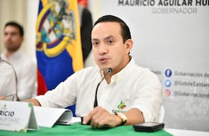 La solicitud la hizo Mauricio Aguilar Hurtado, gobernador de Santander.
