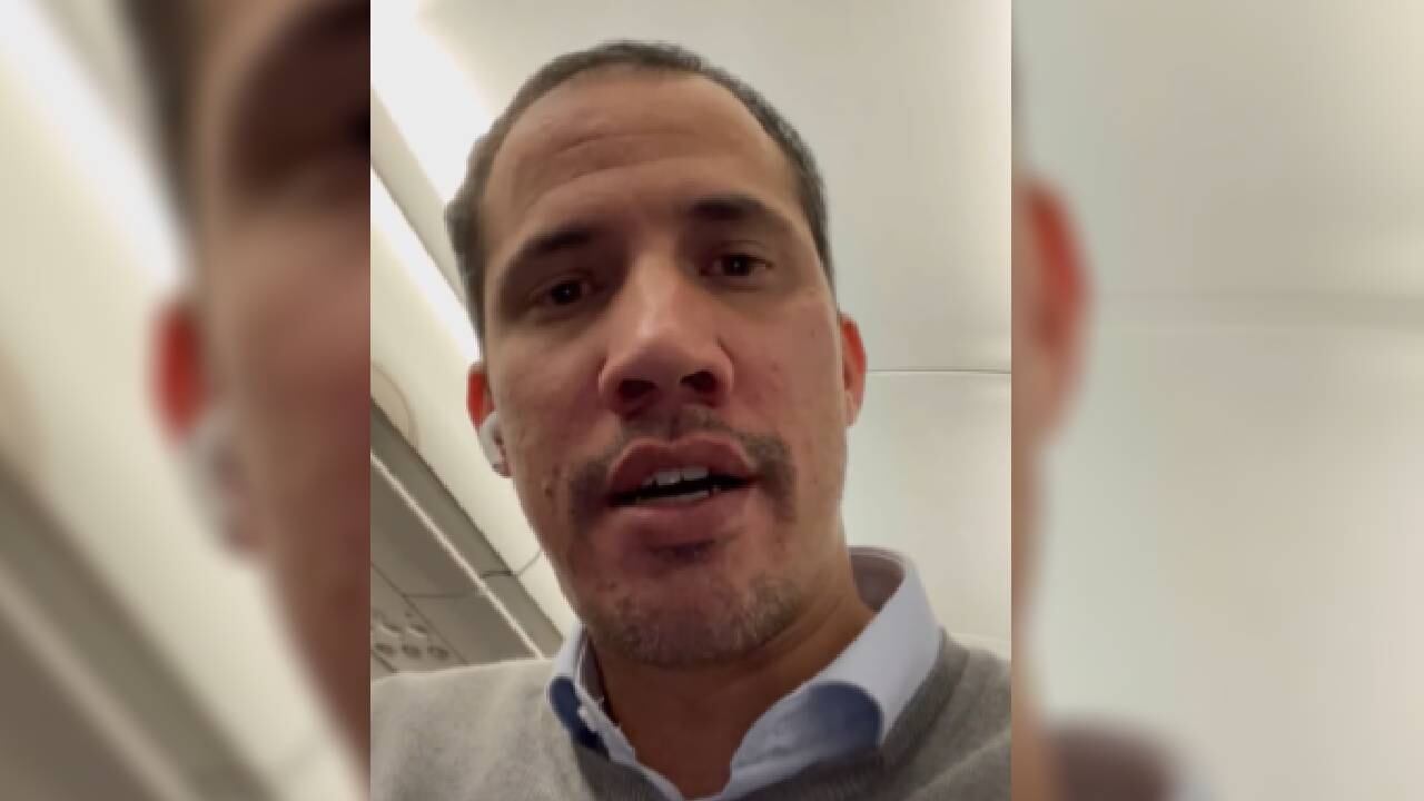 Juan Guaidó explicó las razones que, según él, llevaron a su salida de Colombia.