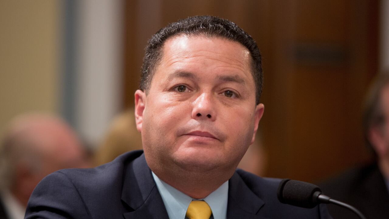 WASHINGTON, DC - NOVEMBER 07: Angel Perez Otero Mayor of the City of Guaynabo at the House Natural Resources Committee Hearing on Examining Challenges in Puerto Rico's Recovery efforts on Capital Hill on November 7, 2017 in Washington, DC. (Photo by Tasos Katopodis/Getty Images)