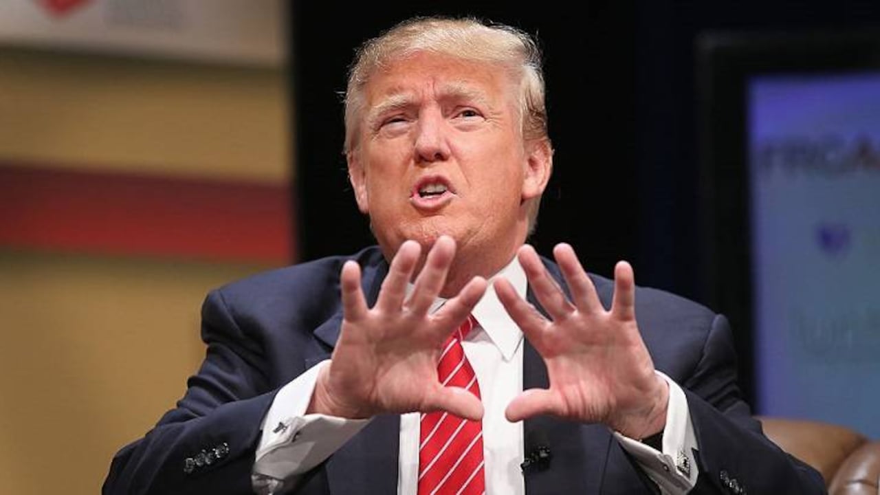 Expresidente Donald Trump. Foto: Getty.
