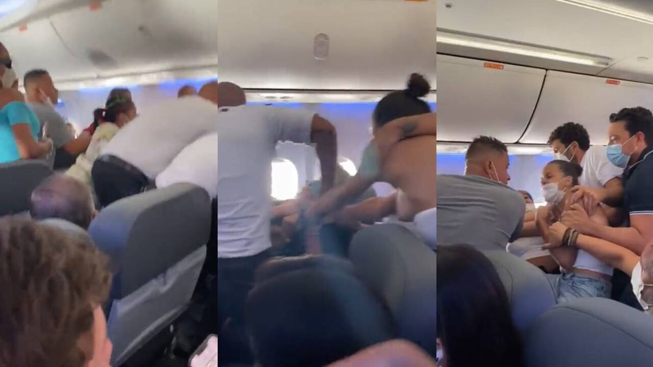 En el video se pueden oír los gritos desesperados de los pasajeros incluyendo a los que no hacían parte de la pelea tratando de calmar a las mujeres