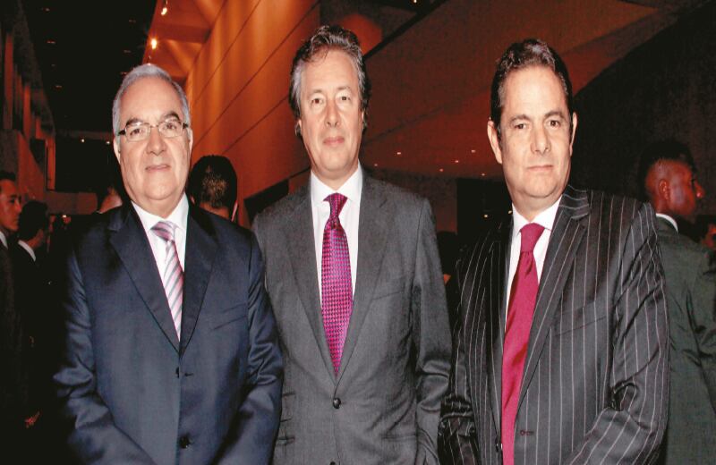 Edgardo Maya, Gonzalo Córdoba y Germán Vargas Lleras.