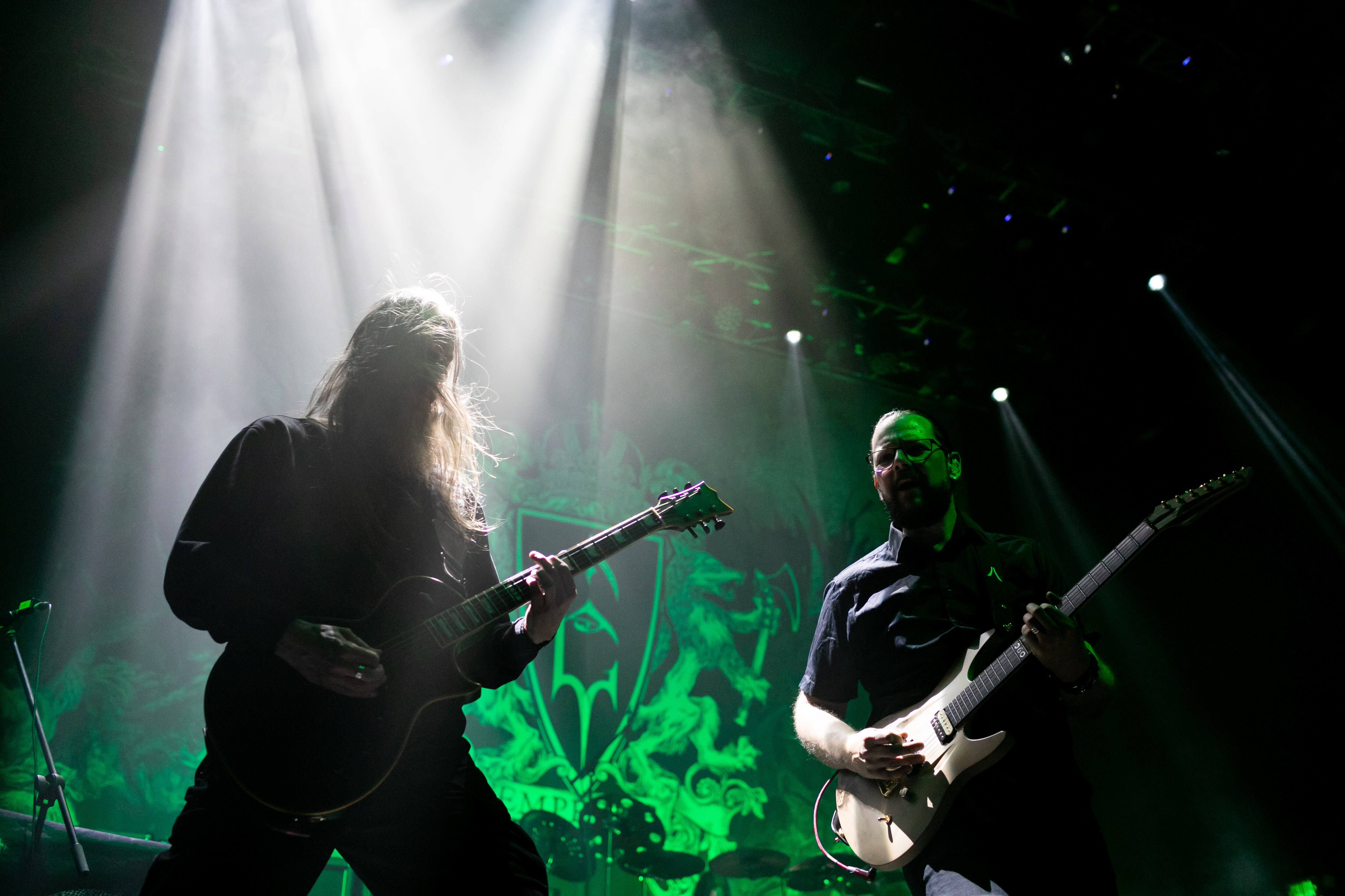 Emperor en el Royal Center de Bogotá, donde tocó la noche del 15 de Mayo de 2022.
