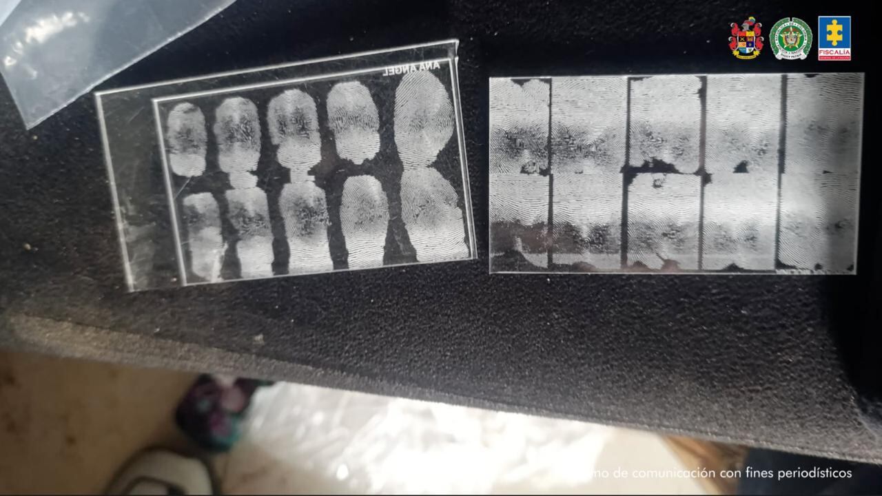 Nueve personas capturadas y se incautaron de 2.500 cédulas, 964 tarjetas sim, 314 tarjetas de crédito y débito, celulares, líquido látex para fabricar huellas.