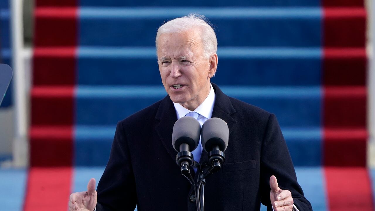 El presidente Joe Biden dijo “no vamos a enviar a Ucrania sistemas de misiles que puedan impactar dentro de Rusia”, (AP Photo / Patrick Semansky, Pool).