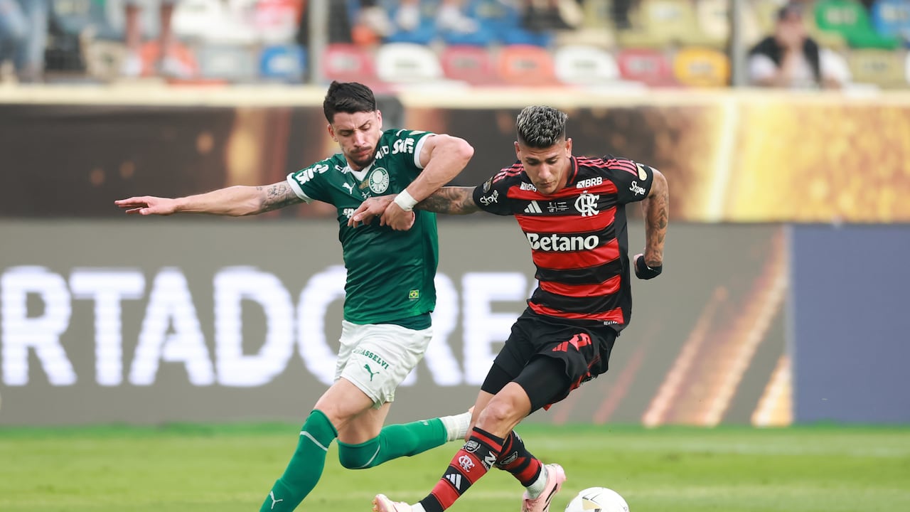 Jorge Carrascal tuvo acción en el juego de la final de Copa Libertadores 2025.