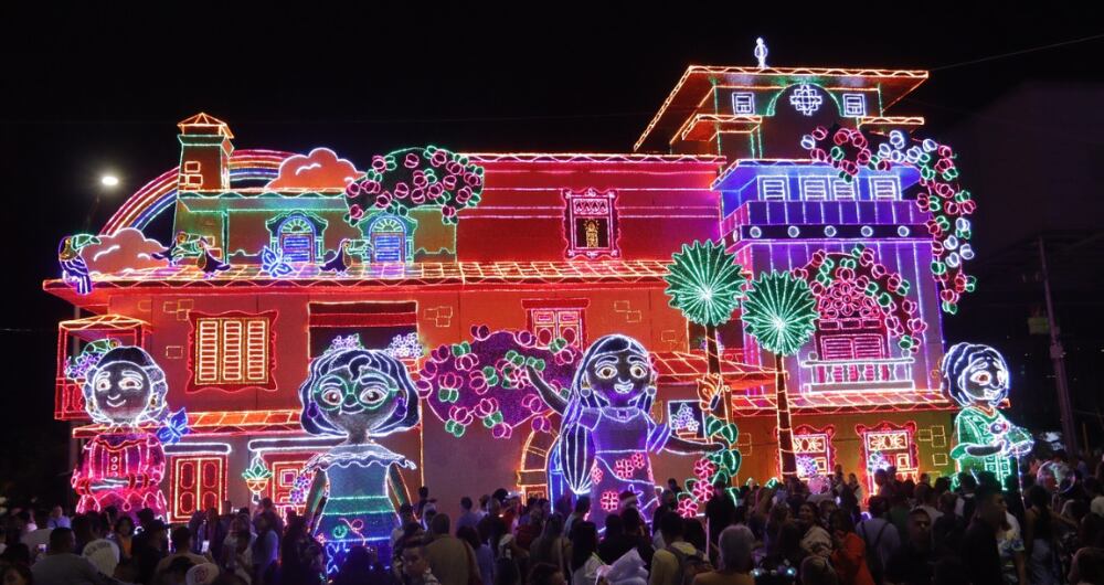 Alumbrados de Navidad en Medellín.