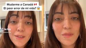 La joven mexicana afirmó que no soporta vivir en Canadá sin la compañía de sus seres queridos. Foto: Captura TikTok @aimeekarime.