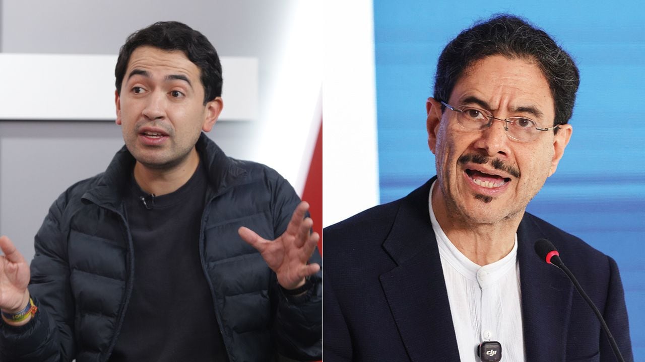 Daniel Briceño e Iván Cepeda.