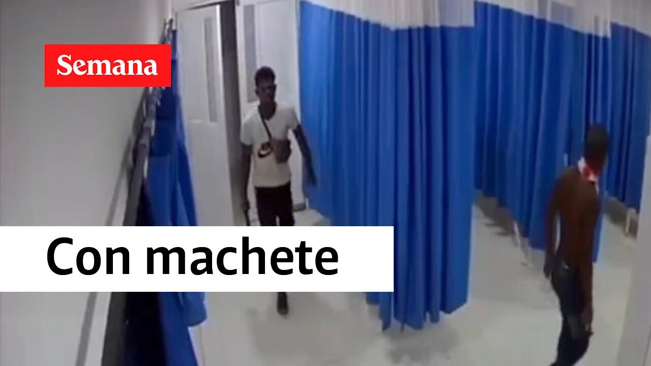 En video | hombres con machete entran a hospital para atacar a pacientes