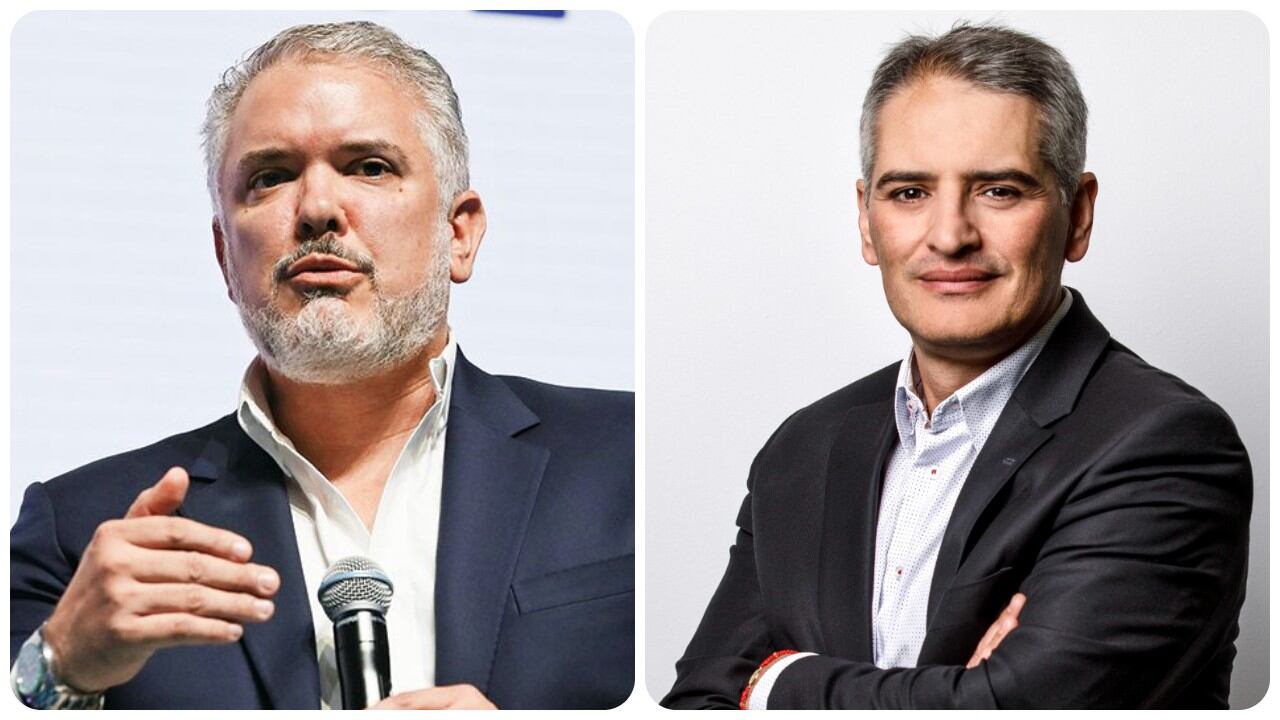 Iván Duque y Andrés Julián Rendón.