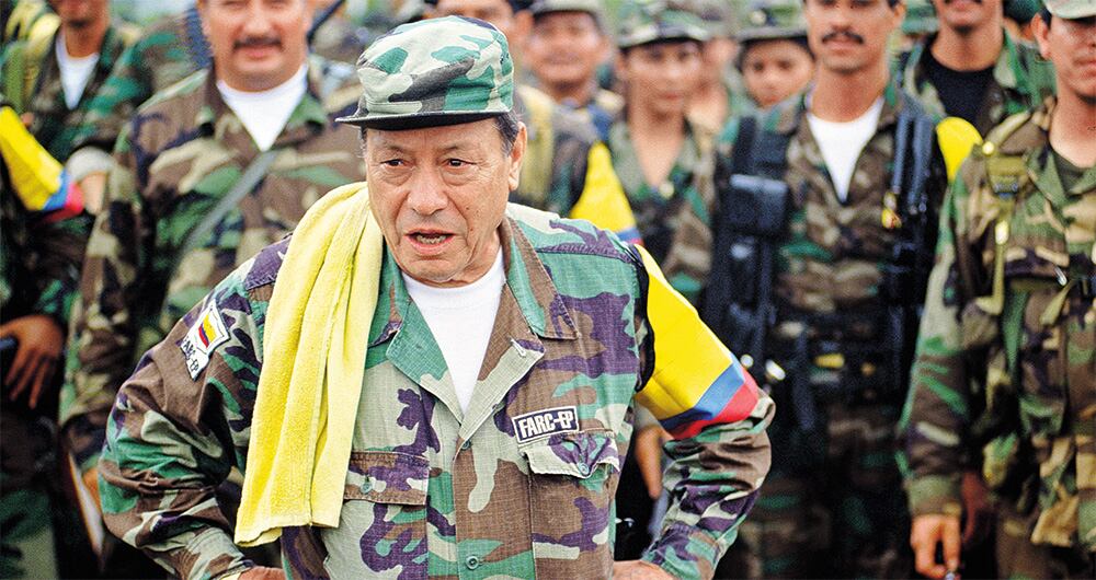 manuel marulanda, alias tirofijoMáximo comandante de las Farc