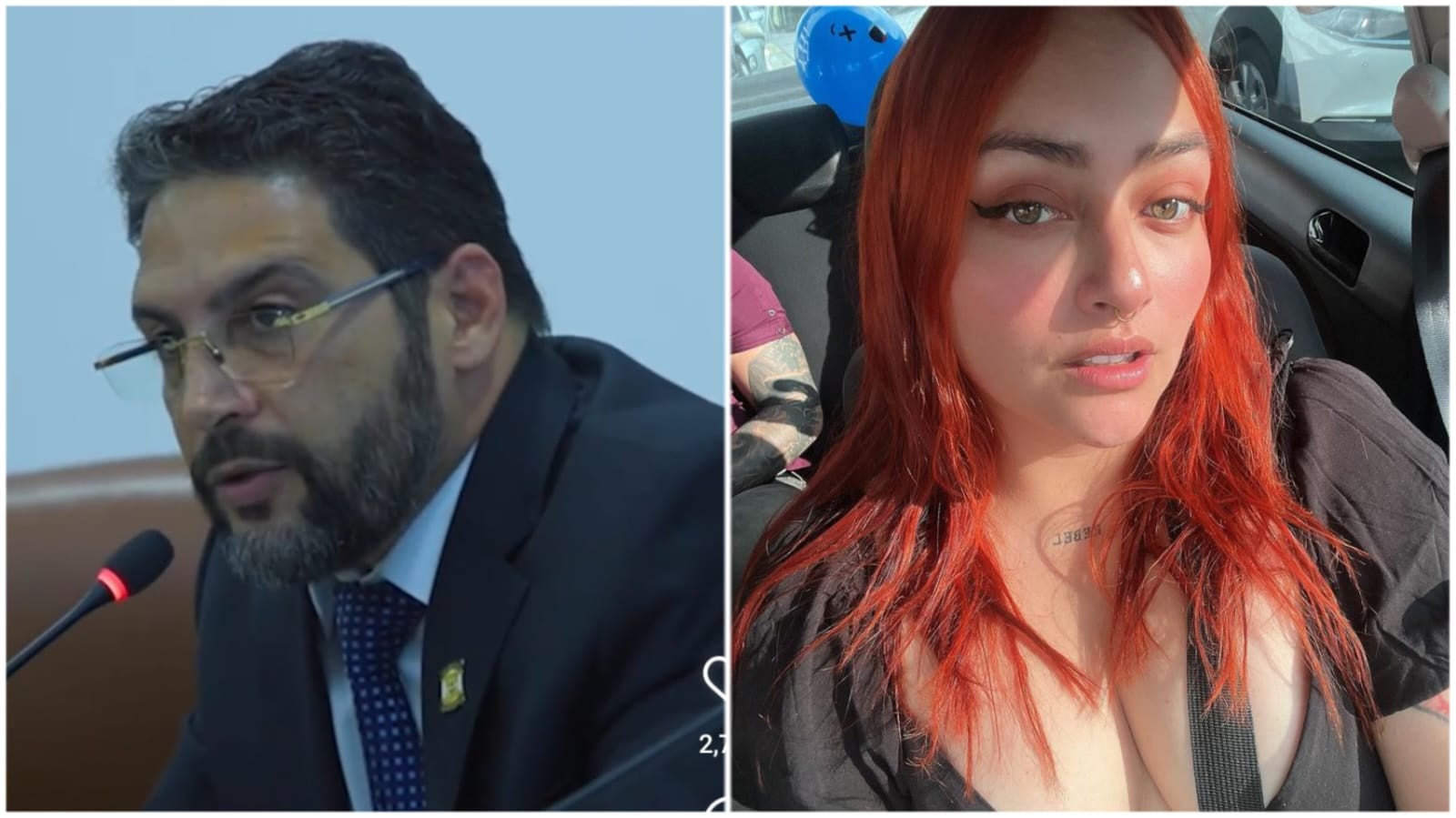 representante a la Cámara Agmeth Escaf y Lalis influencer política Lauda Daniela Beltrán Foto: Instagram @agmethescaf y @smilelalis