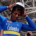 Kevin Quintero celebrando su victoria en Glasgow.