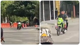 Atacaron un camión que transportaba un escuadrón de la Unidad de Carabineros de la Policía Nacional y la Estación de Policía en Ataco, Tolima.