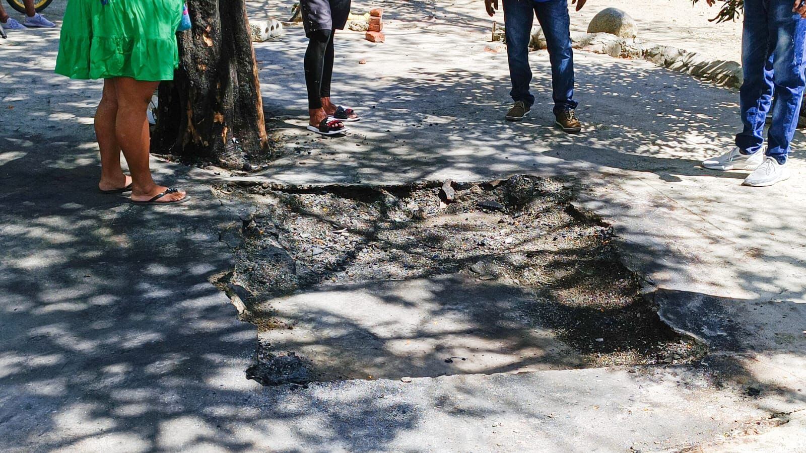 Así quedó el lugar tras el incendio