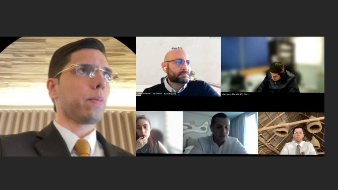 Audiencia de segunda instancia del juez José Sastoque.