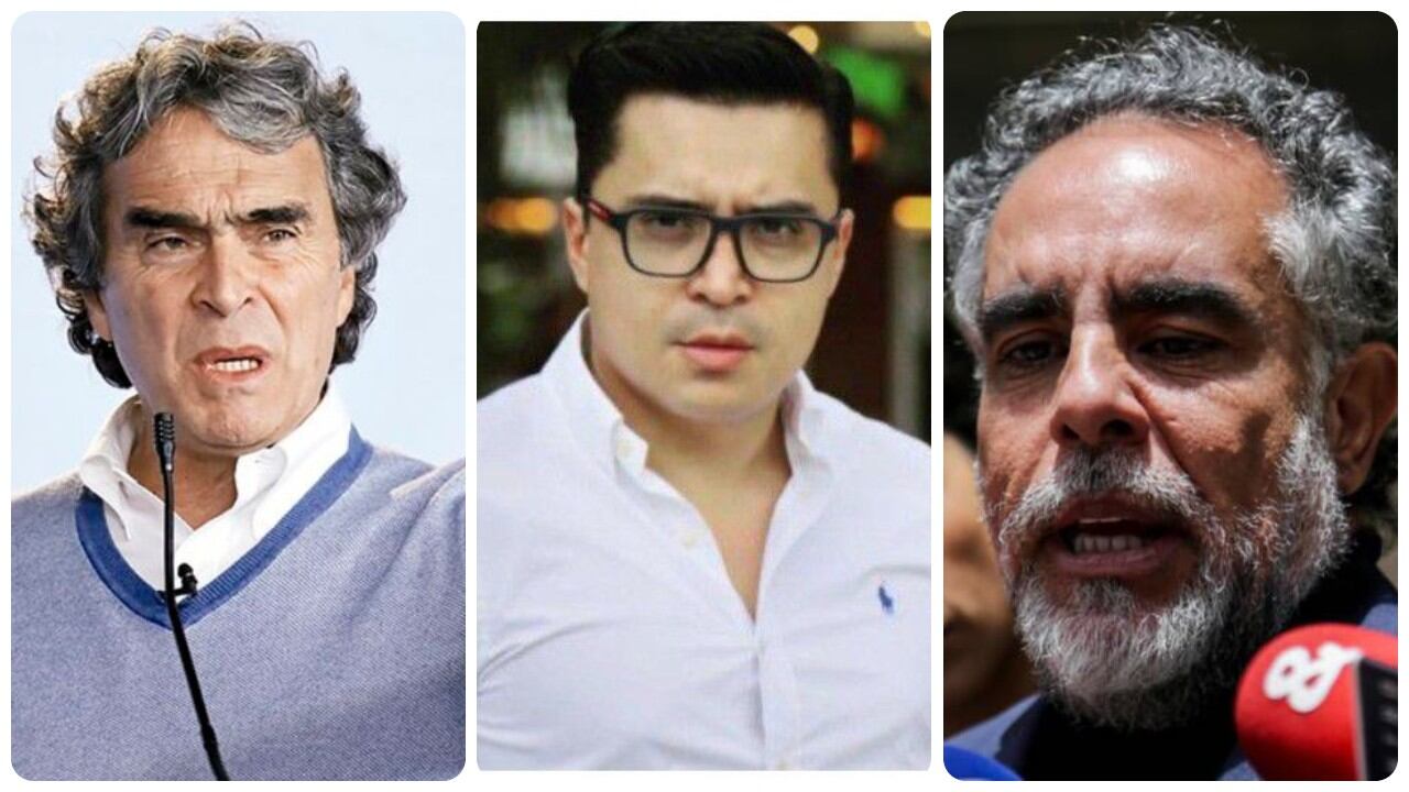 Sergio Fajardo, Beto Coral y Armando Benedetti.