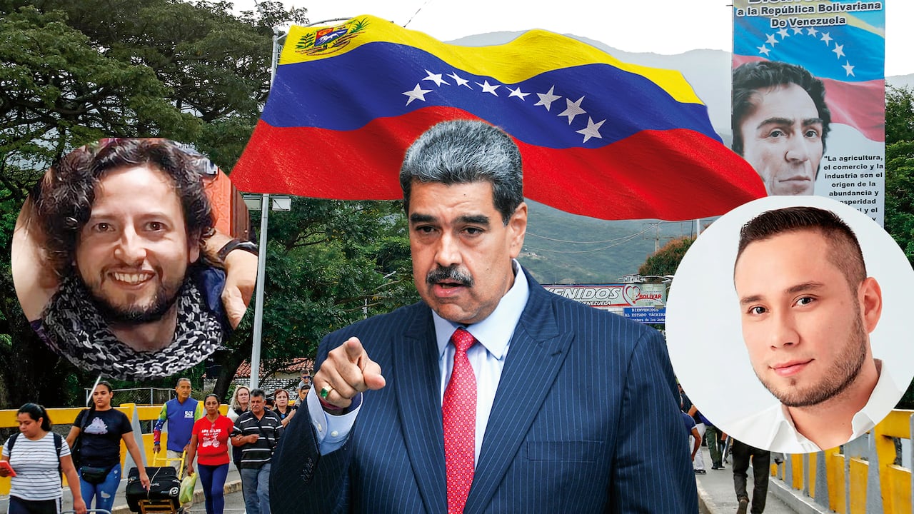 El régimen de Nicolás Maduro ha detenido a varios colombianos de forma arbitraria. Ellos son Manuel Alejandro Tique (Izq) y Edwin Colmenares.