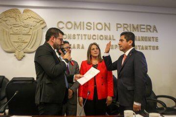 Óscar Sánchez fue elegido como nuevo presidente de la Comisión Primera de la Cámara para el periodo 2023-2024.