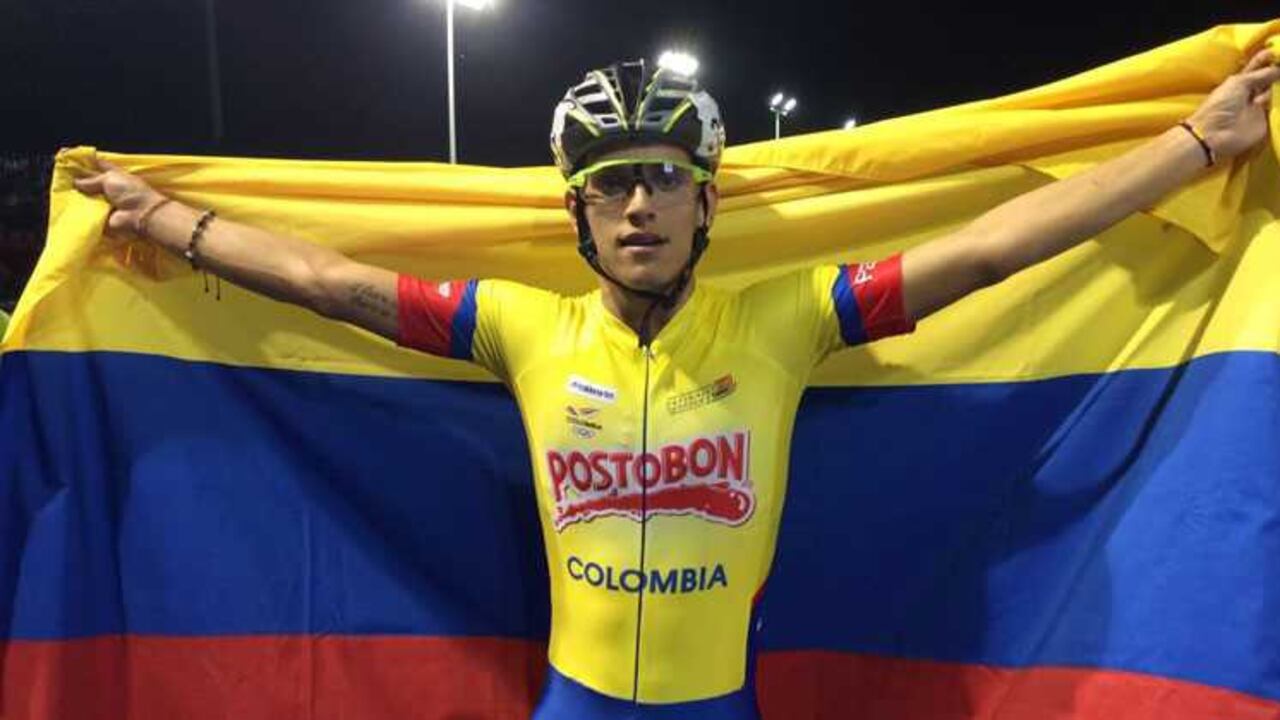 Carlos Franco obtuvo el oro en los 15.000 metros eliminación juveniles.