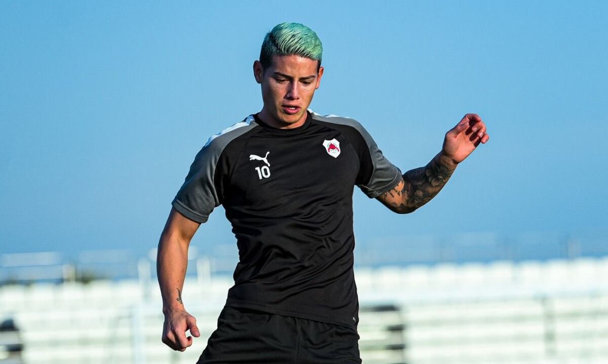 James Rodríguez. Foto: Twitter oficial James Rodríguez.