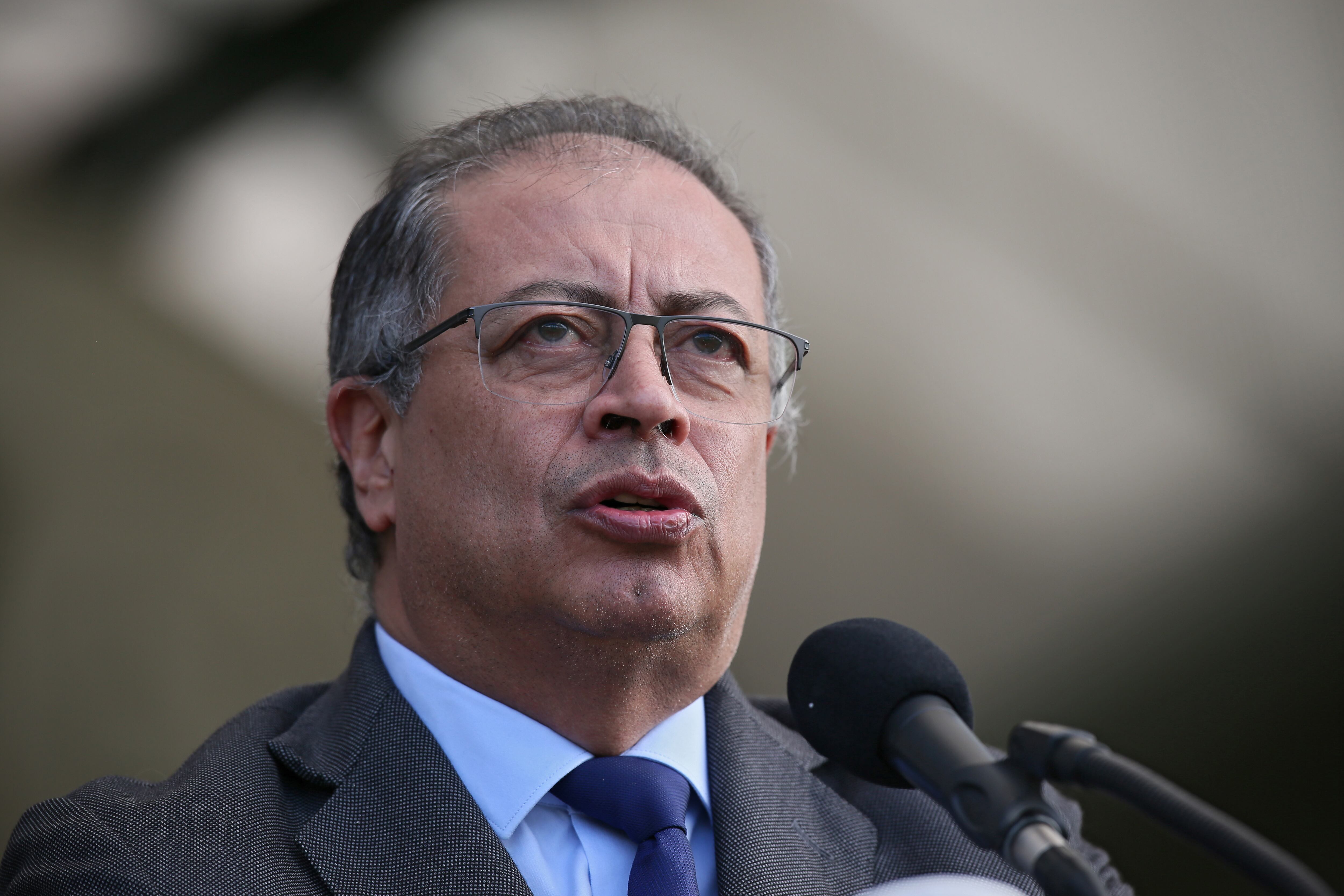 Presidente Gustavo Petro  en la ceremonia de transmisión de cambio de mando del Comando del Ejército Nacional
Bogota mayo 31 del 2024
Foto Guillermo Torres Reina / Semana