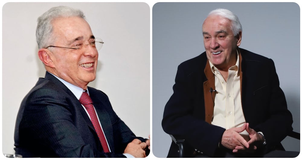 Álvaro Uribe y José Gabriel Ortíz.