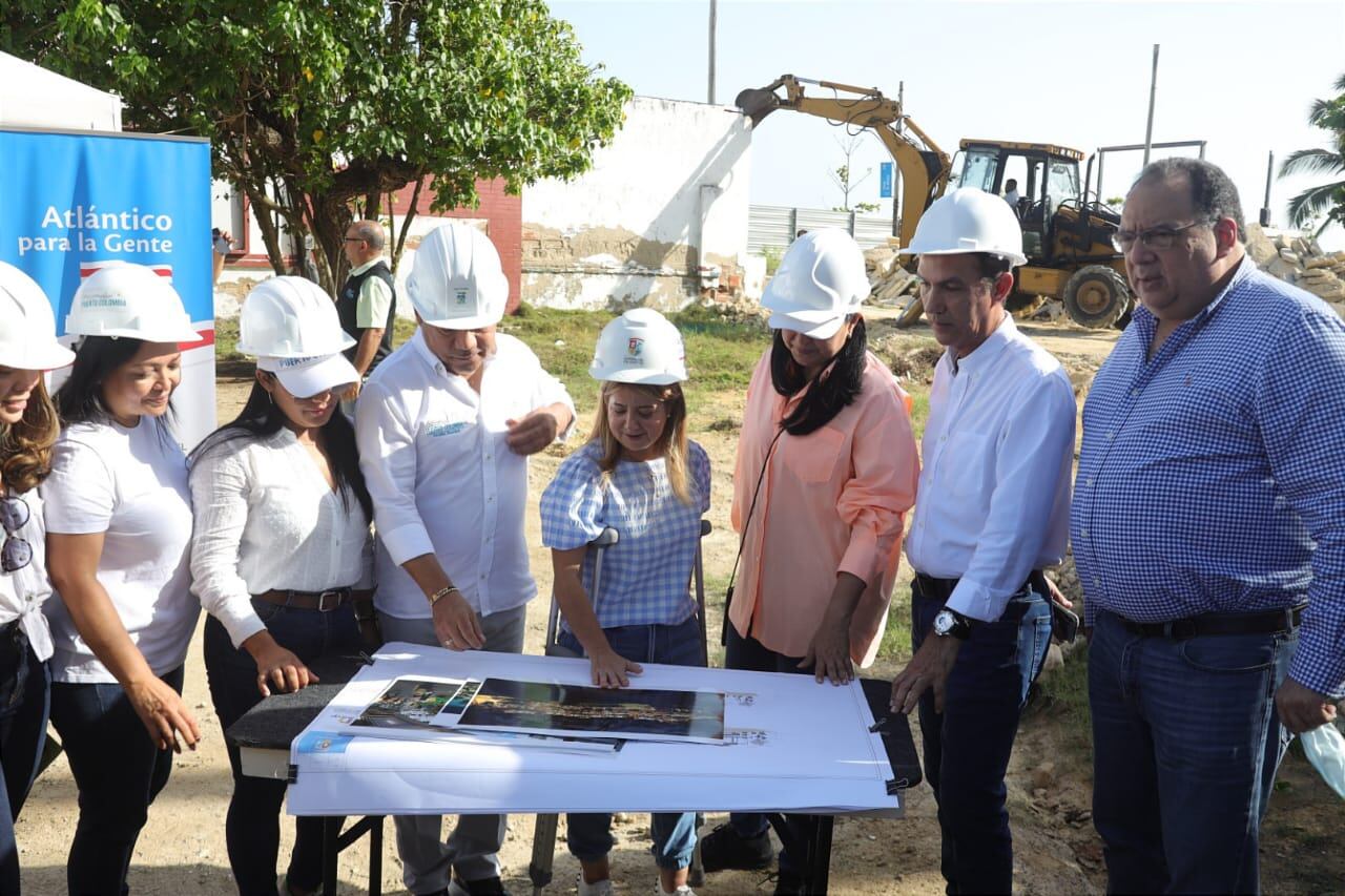 La gobernadora del departamento del Atlántico, Elsa Noguera, anunció el inicio de las obras.