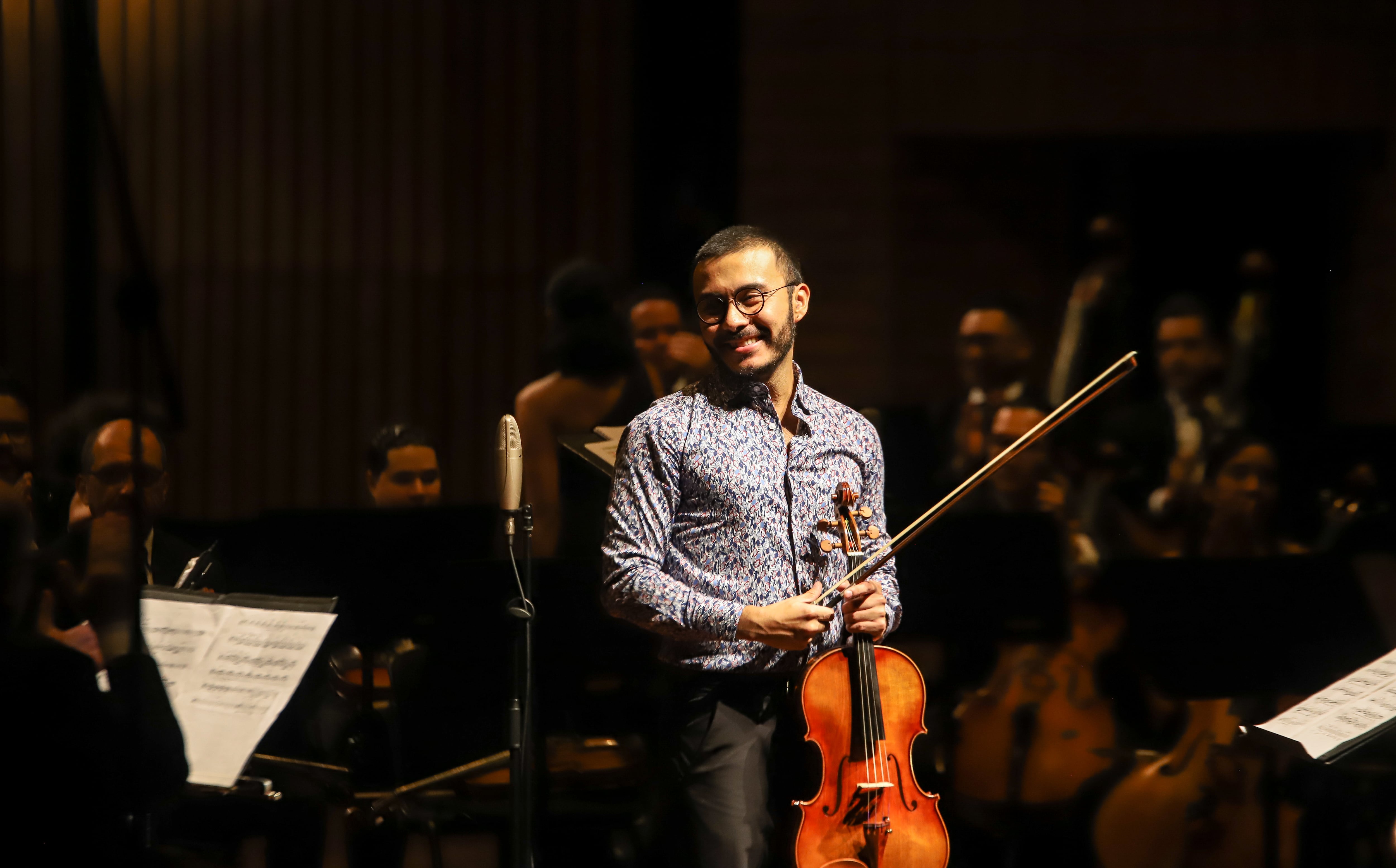 David Merchán, viola colombiano