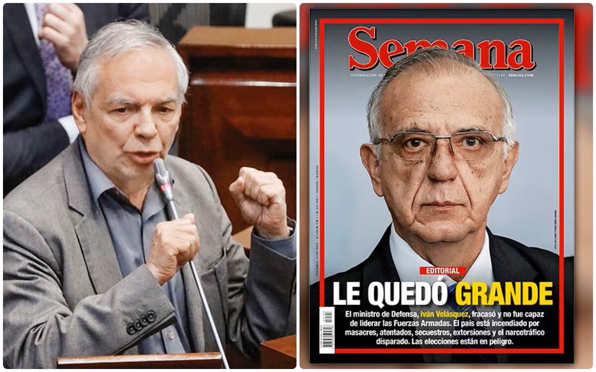 El ministro de Hacienda, Ricardo Bonilla, salió en defensa de Iván Velásquez, ministro de Defensa.