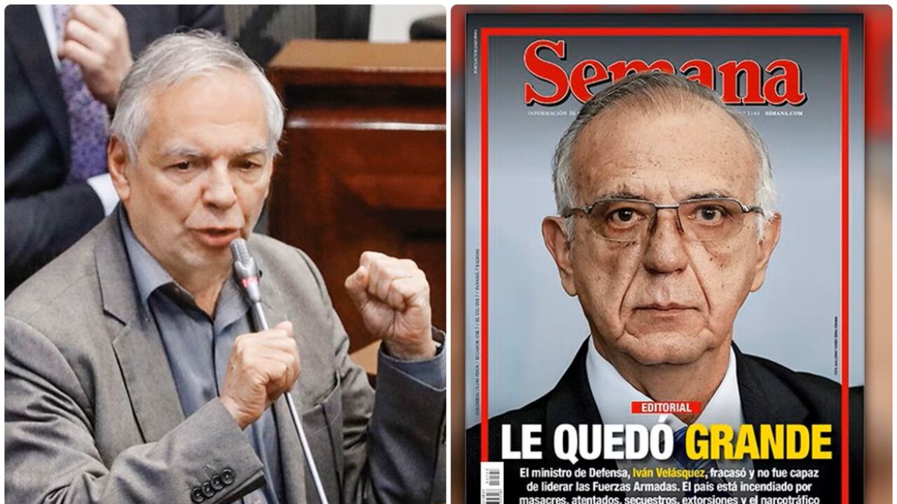 El ministro de Hacienda, Ricardo Bonilla, salió en defensa de Iván Velásquez, ministro de Defensa.