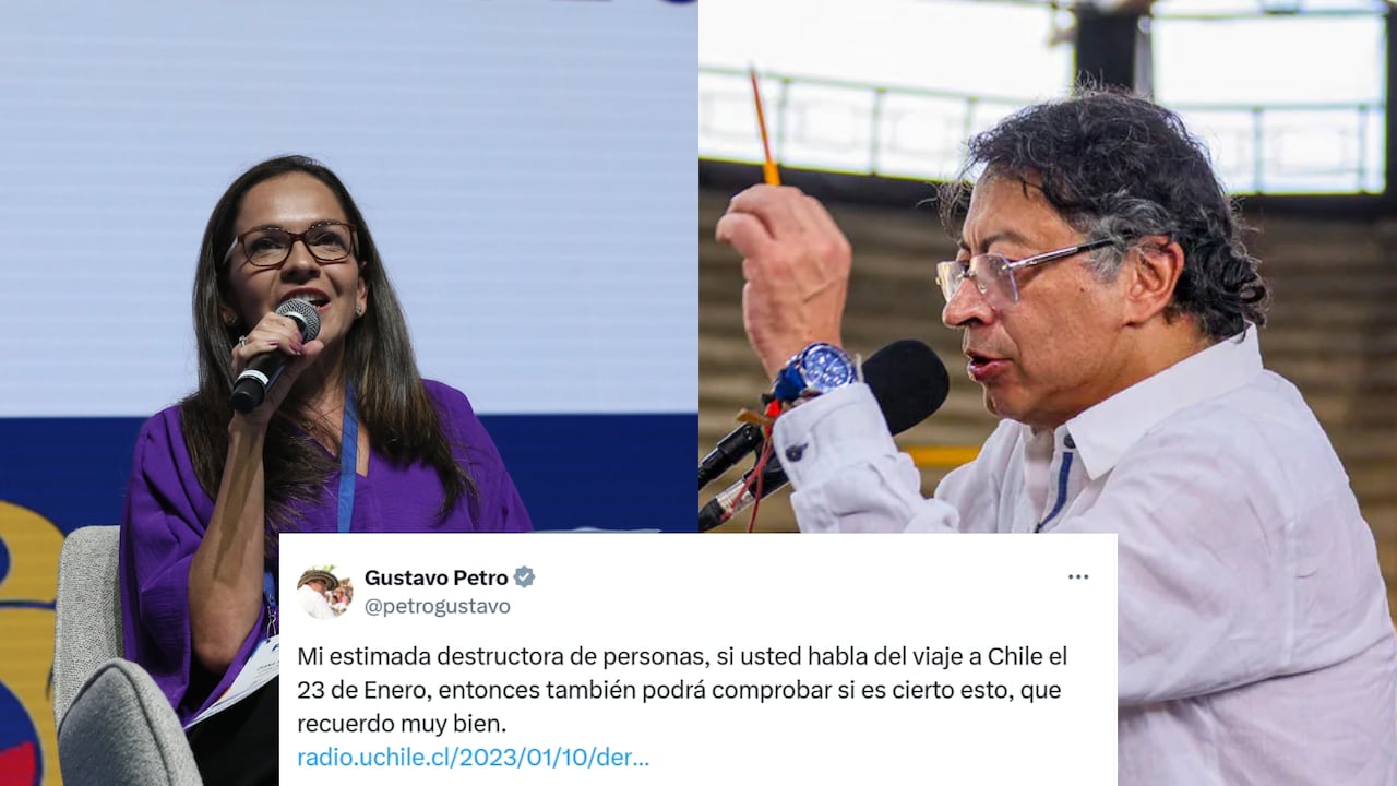 Disputa entre Diana Saray Giraldo y el presidente Petro.