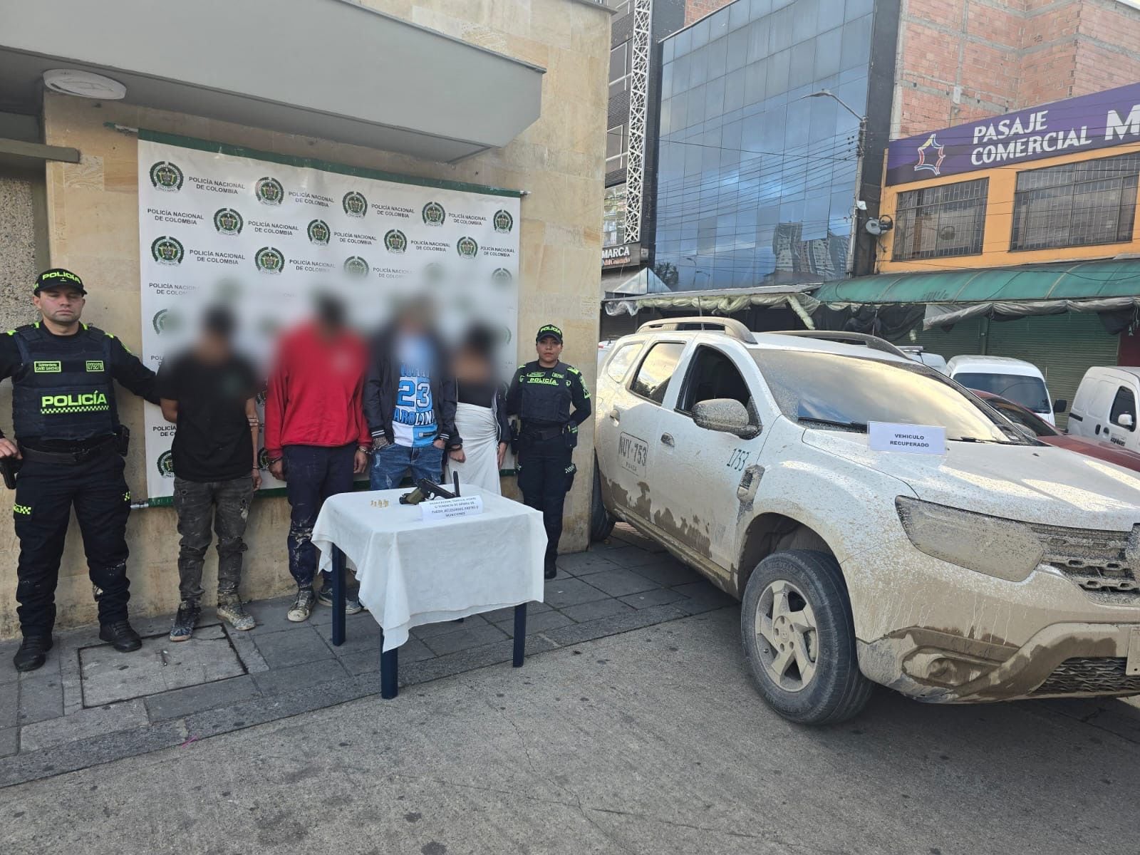 Capturados en Santa Fe por hurto de vehículos