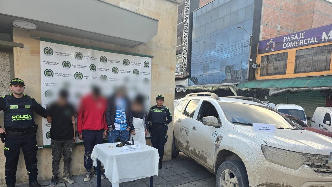 Capturados en Santa Fe por hurto de vehículos