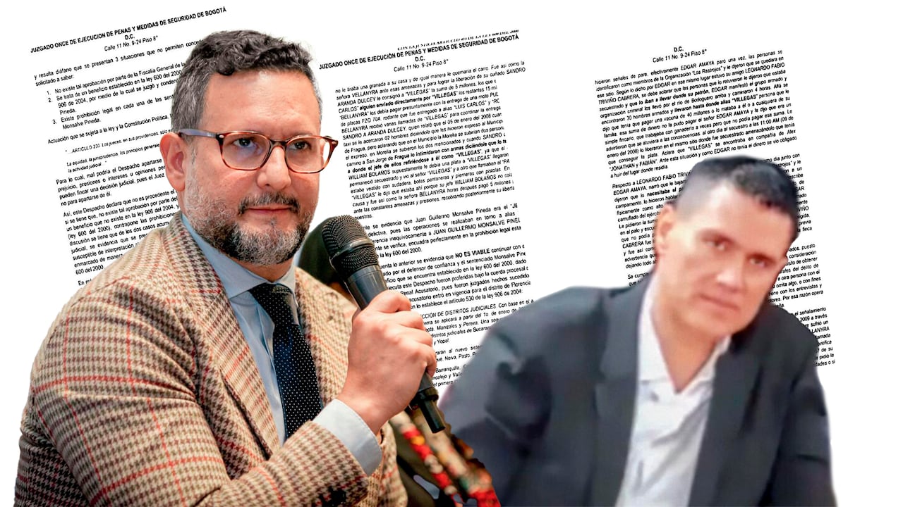 Miguel Ángel del río y Juan Guillermo Monsalve.